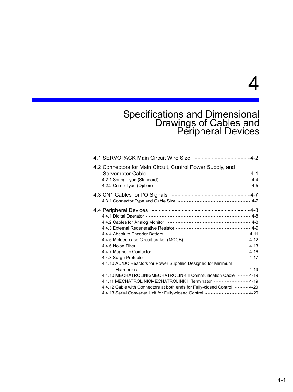Peripheral devices | Yaskawa SGDS Sigma III Servo Amplifier User Manual | Page 82 / 374