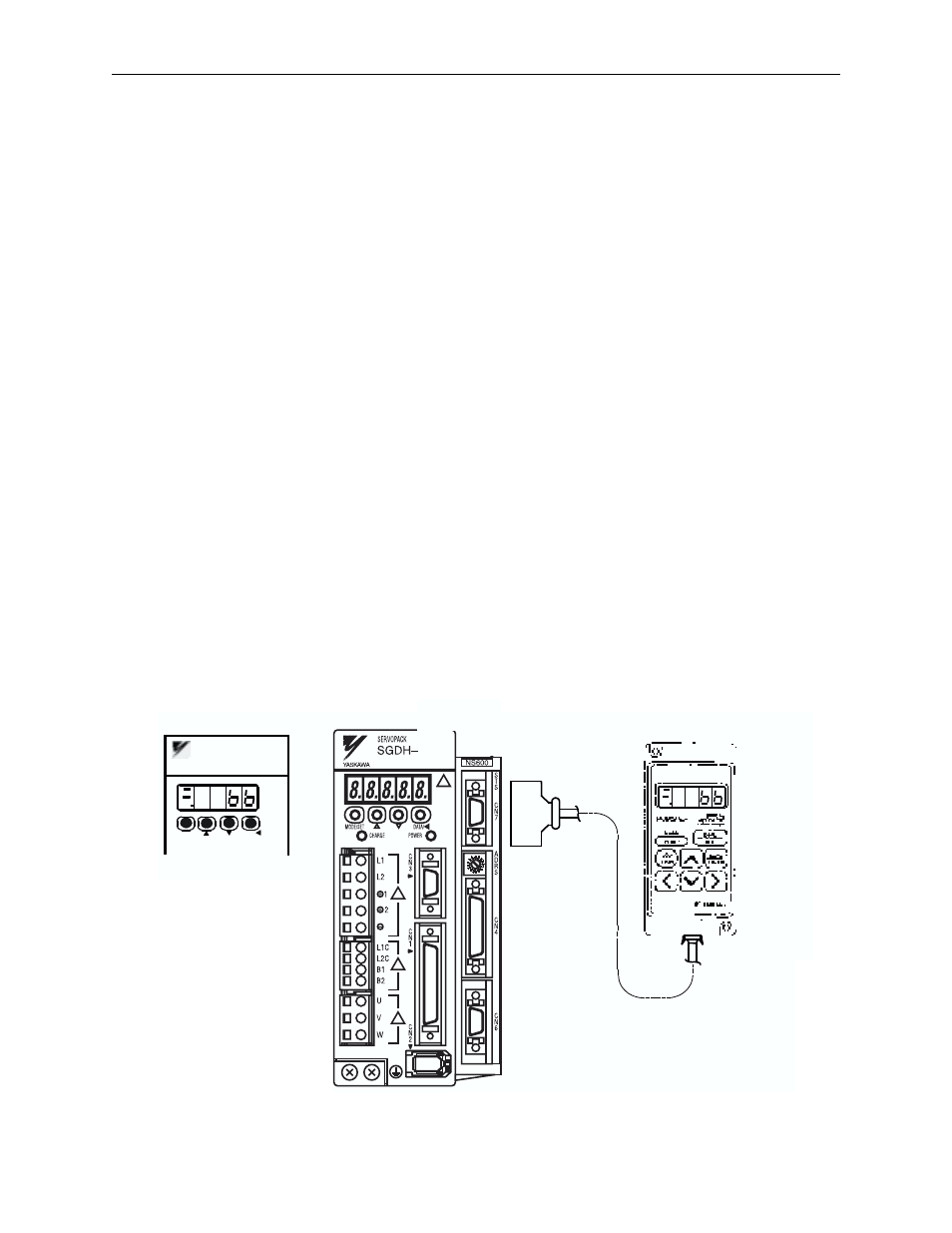1 basic operation, 1 connecting the digital operator | Yaskawa Sigma II Indexer User Manual | Page 165 / 227
