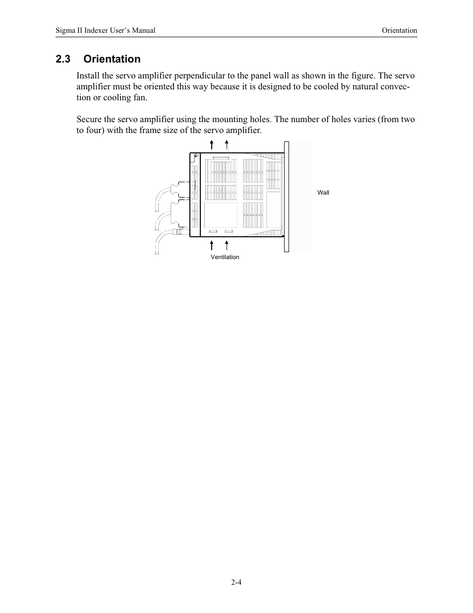 3 orientation | Yaskawa Sigma II Indexer User Manual | Page 25 / 227