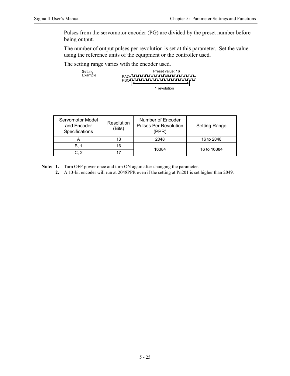 Yaskawa Sigma II Series Servo System User Manual | Page 111 / 492