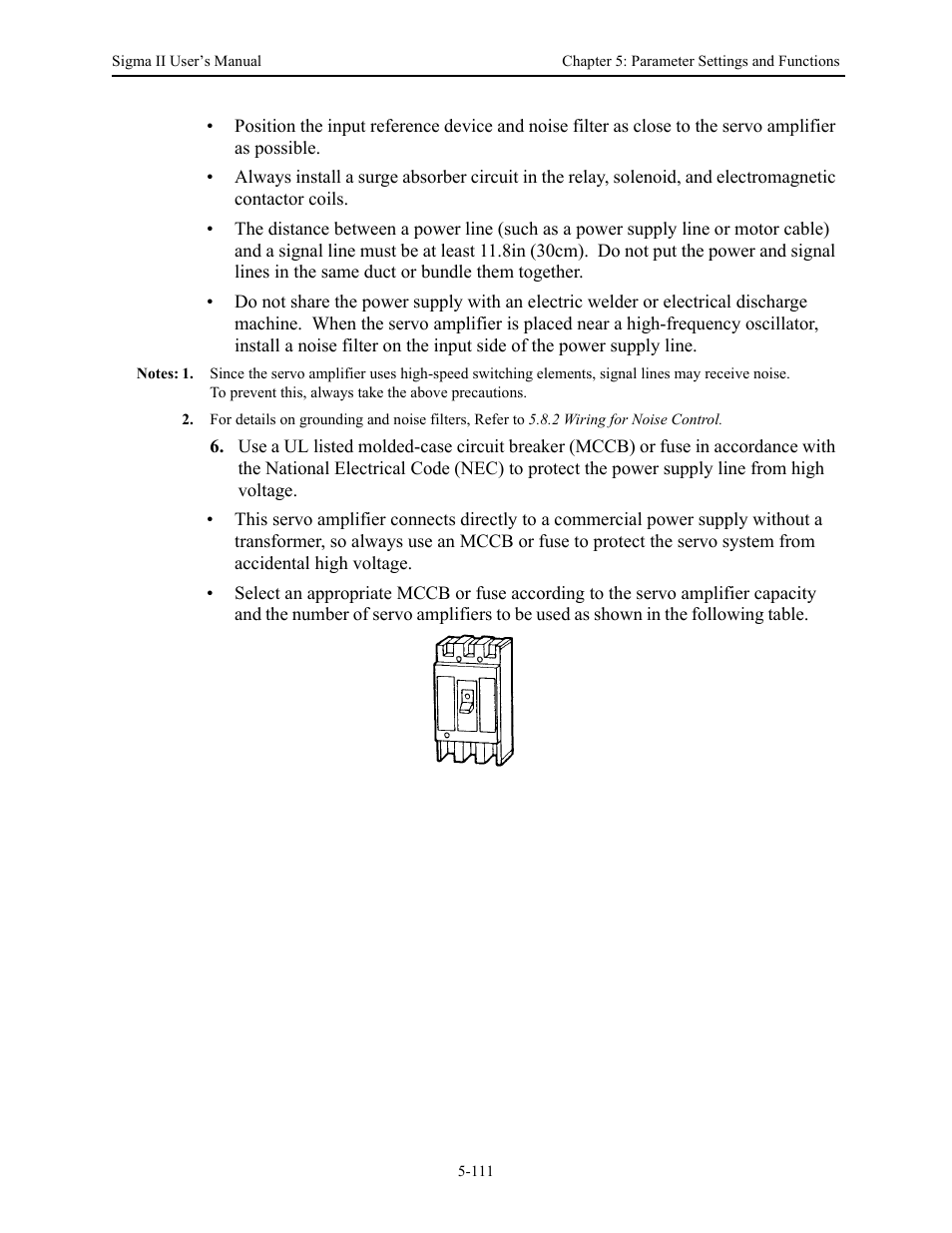 Yaskawa Sigma II Series Servo System User Manual | Page 197 / 492