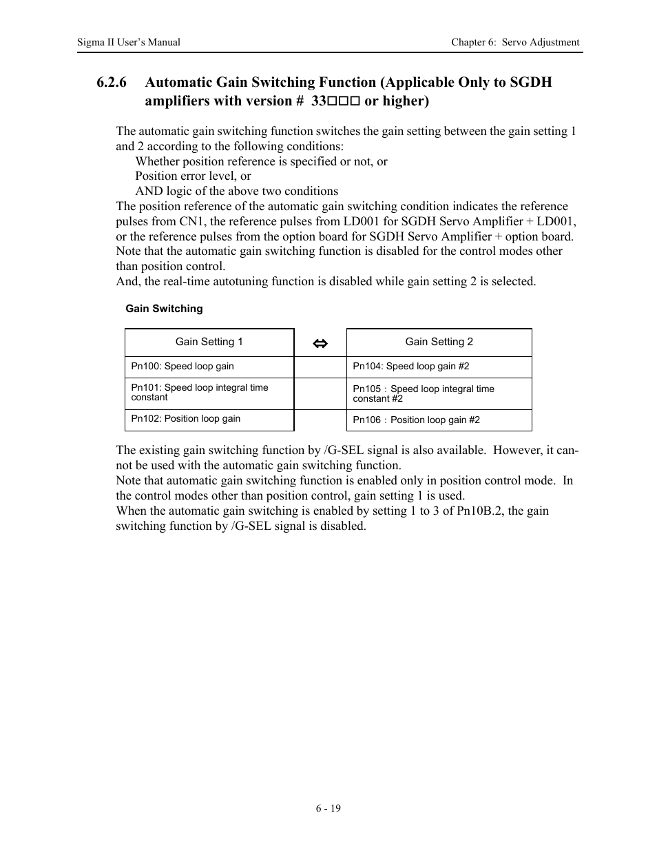 Version # 33 | Yaskawa Sigma II Series Servo System User Manual | Page 251 / 492