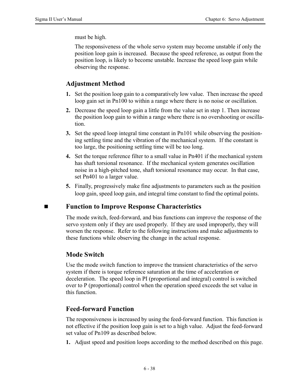 Yaskawa Sigma II Series Servo System User Manual | Page 270 / 492
