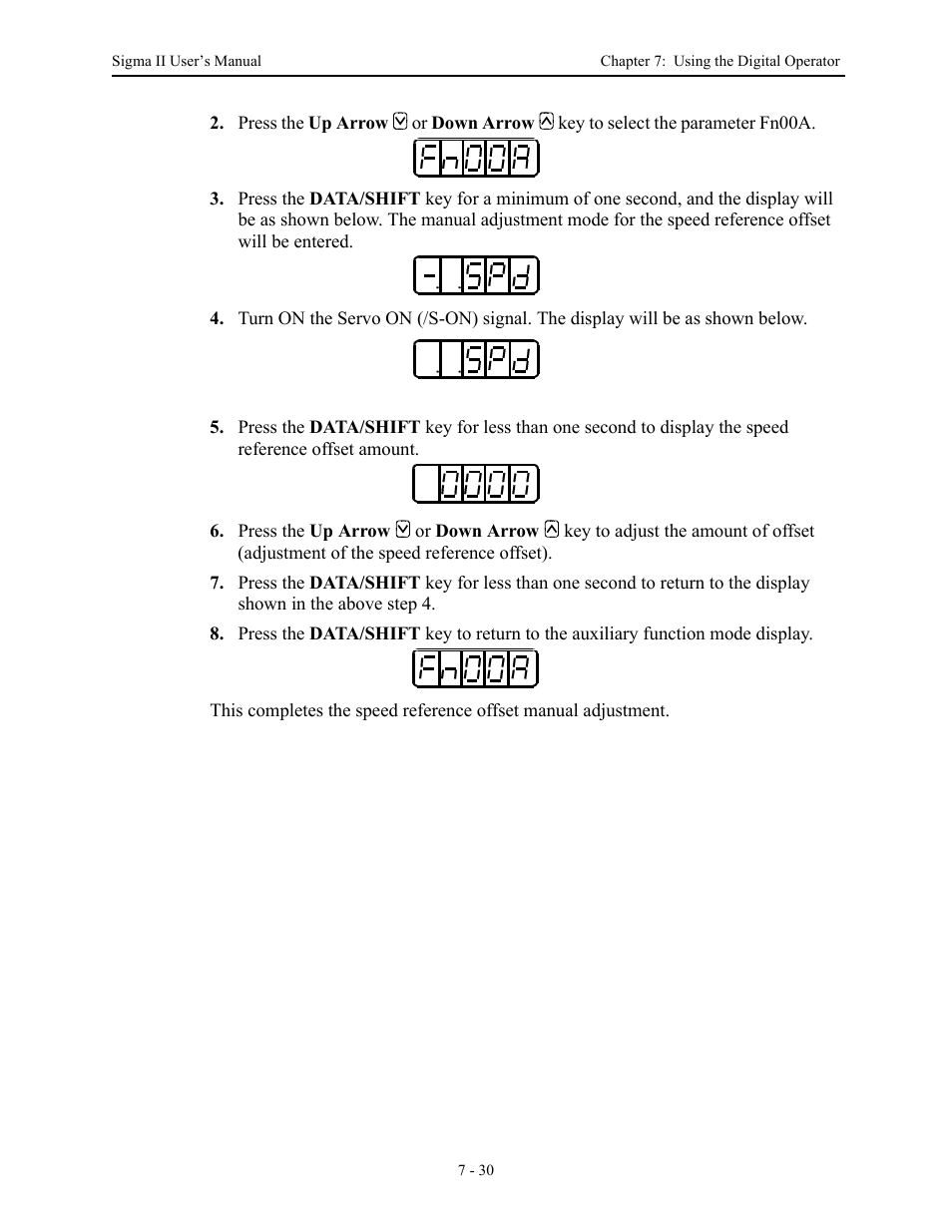 Yaskawa Sigma II Series Servo System User Manual | Page 304 / 492