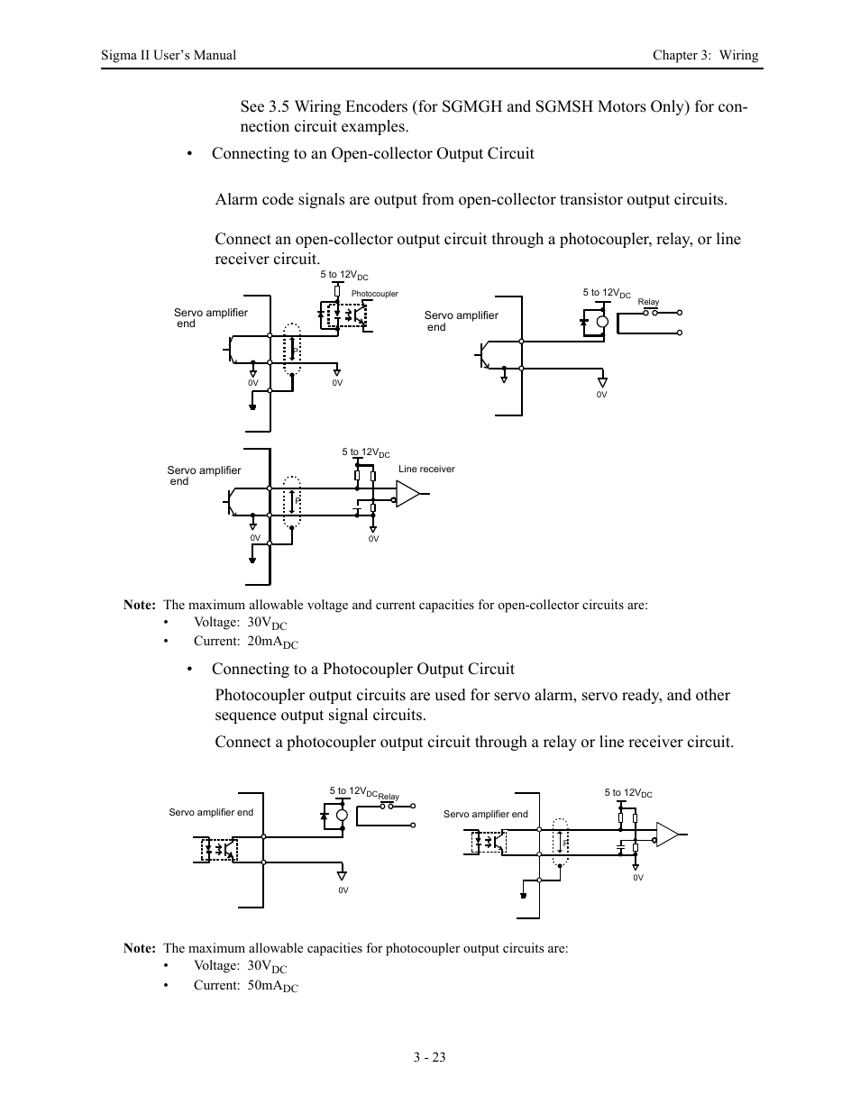 Yaskawa Sigma II Series Servo System User Manual | Page 61 / 492