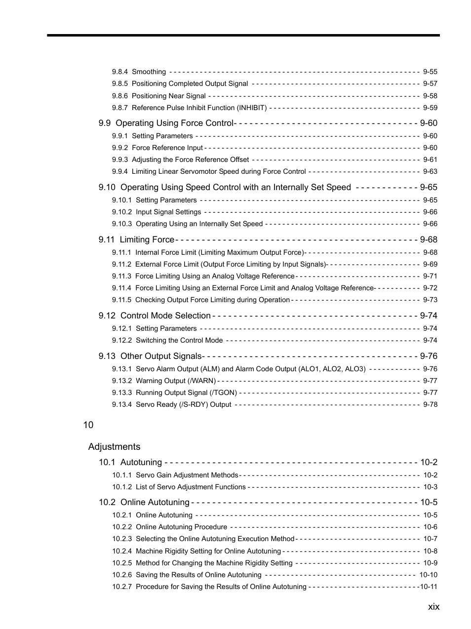 Yaskawa SGDH Linear Sigma Series User Manual | Page 19 / 425