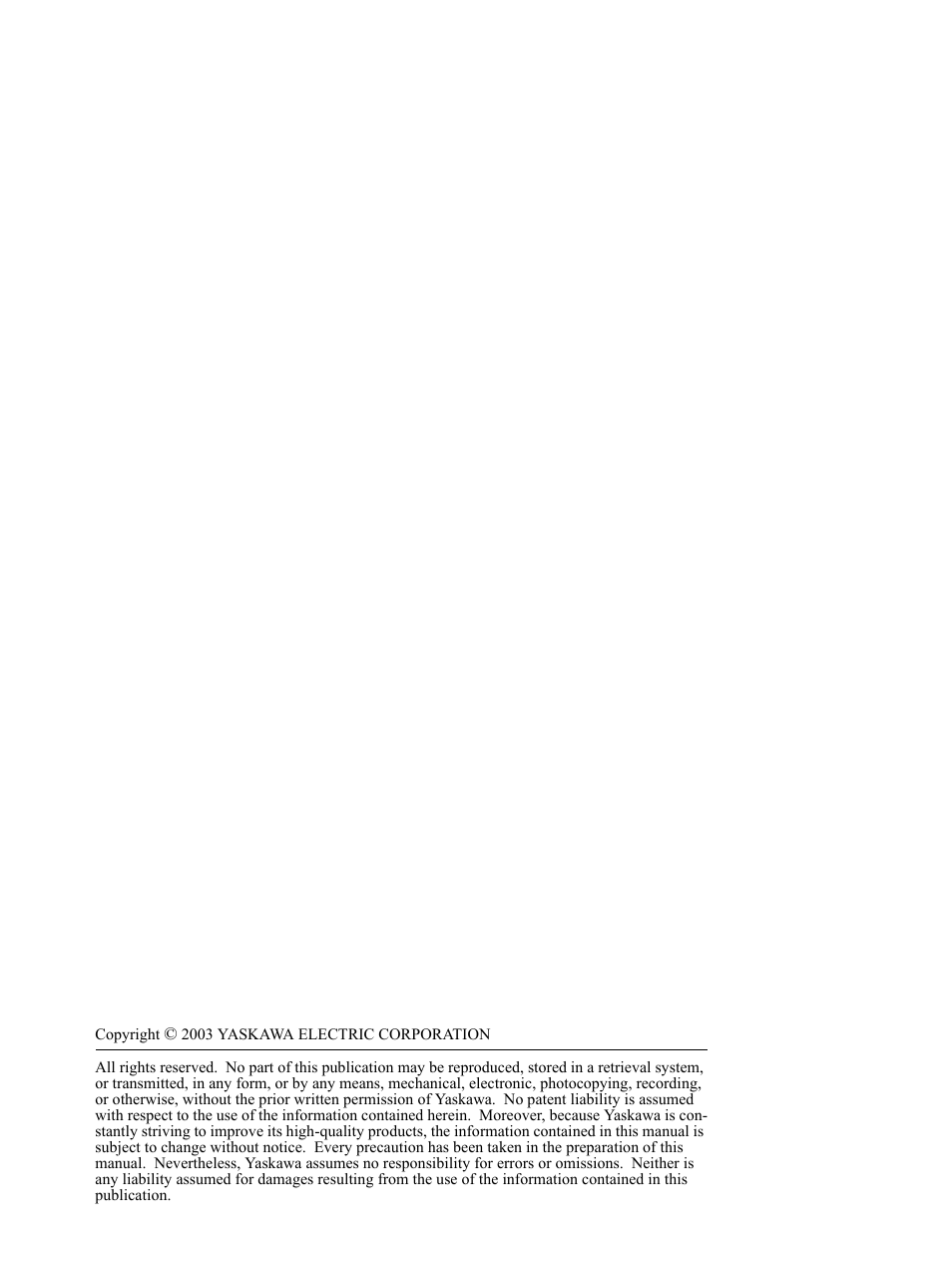 Yaskawa SGDH Linear Sigma Series User Manual | Page 2 / 425