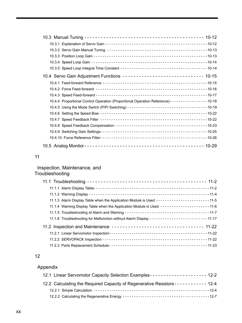 Yaskawa SGDH Linear Sigma Series User Manual | Page 20 / 425