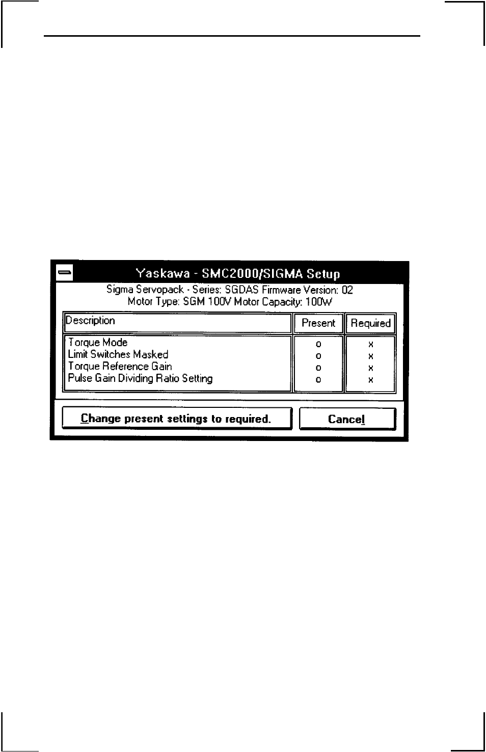 Sigma servo amplifier setup, Figure 26: smc/sigma setup | Yaskawa YTerm User Manual | Page 40 / 56