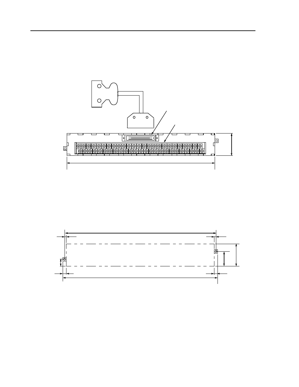Cable diagram and dimensional drawings, I/o cable with terminal block jusp-ta50p | Yaskawa LEGEND-MC User Manual | Page 28 / 360