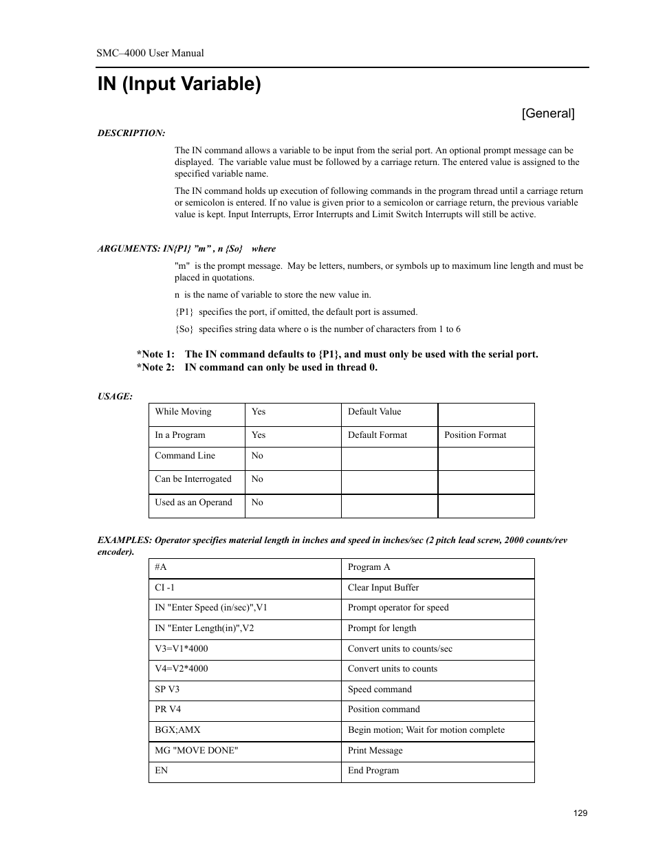 In (input variable), General | Yaskawa SMC–4000 User Manual | Page 139 / 385