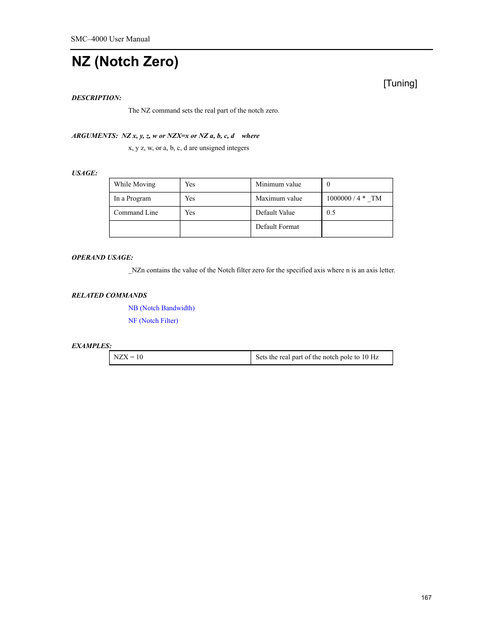 Nz (notch zero) | Yaskawa SMC–4000 User Manual | Page 177 / 385