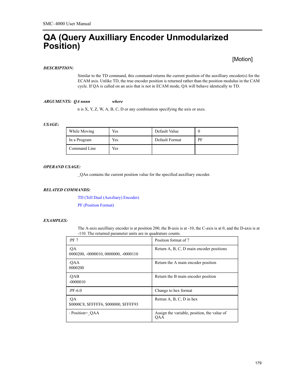 Yaskawa SMC–4000 User Manual | Page 189 / 385