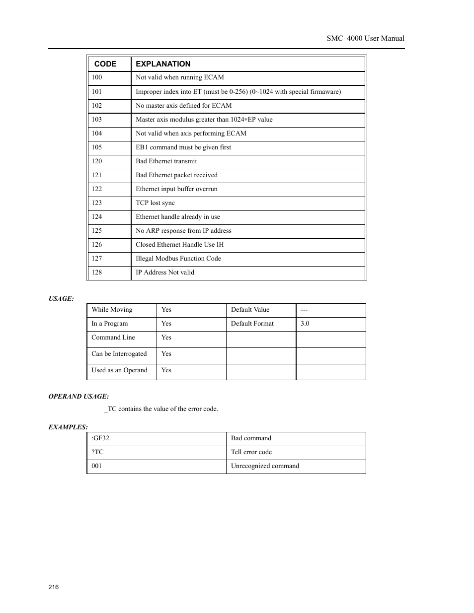 Yaskawa SMC–4000 User Manual | Page 226 / 385