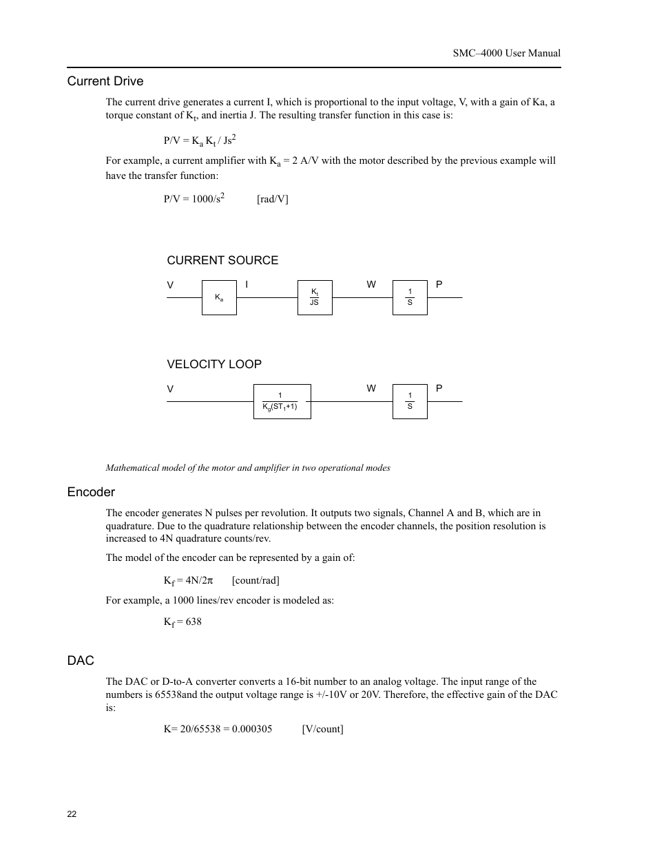 Current drive, Encoder, Current source | Velocity loop | Yaskawa SMC–4000 User Manual | Page 32 / 385