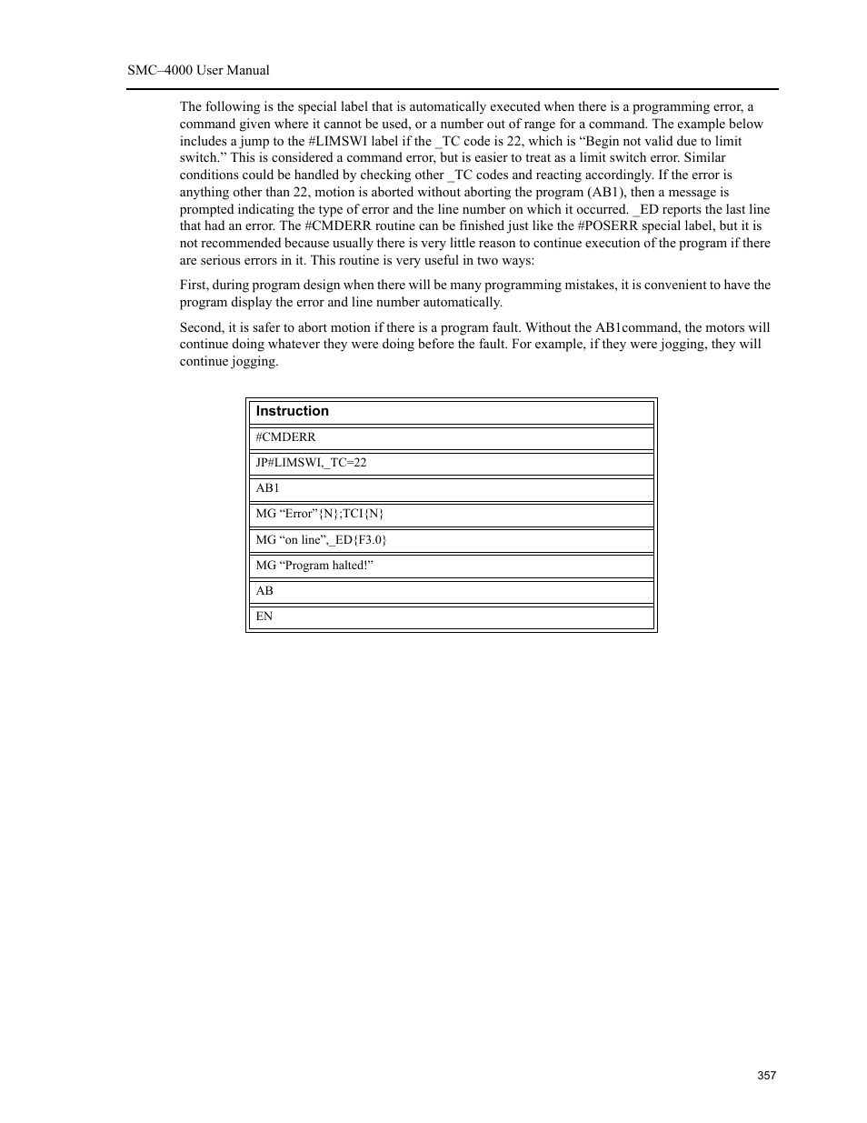 Yaskawa SMC–4000 User Manual | Page 367 / 385