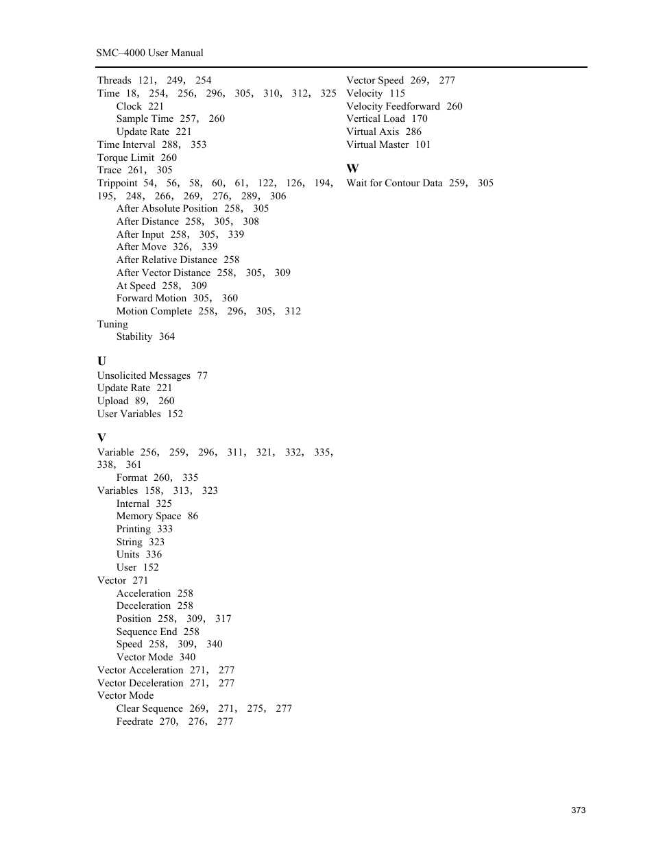 Yaskawa SMC–4000 User Manual | Page 383 / 385