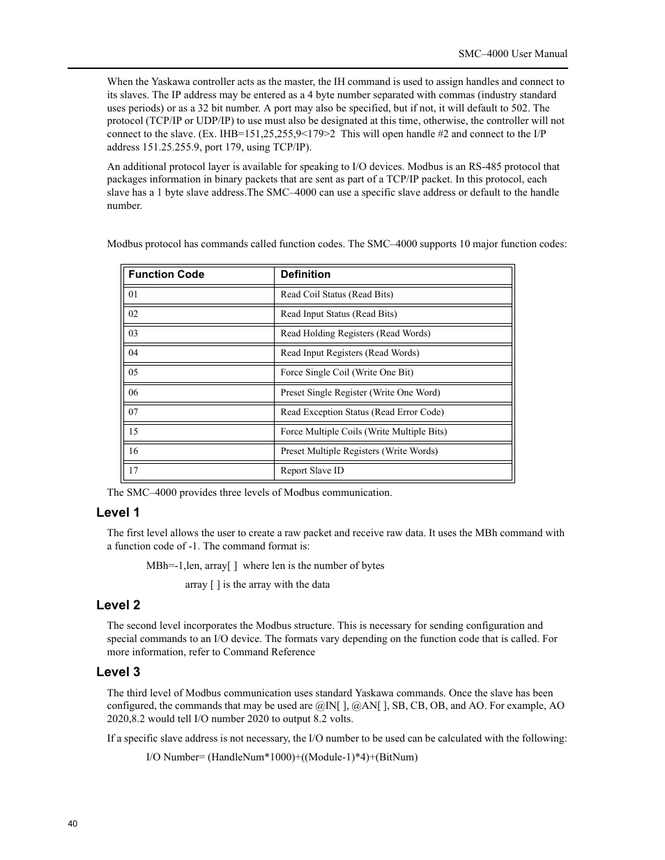 Yaskawa SMC–4000 User Manual | Page 50 / 385