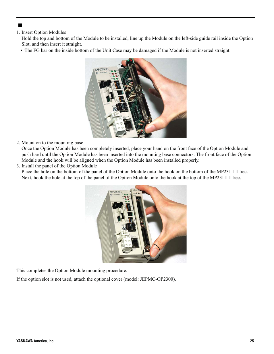 Yaskawa MP2000iec User Manual | Page 25 / 102