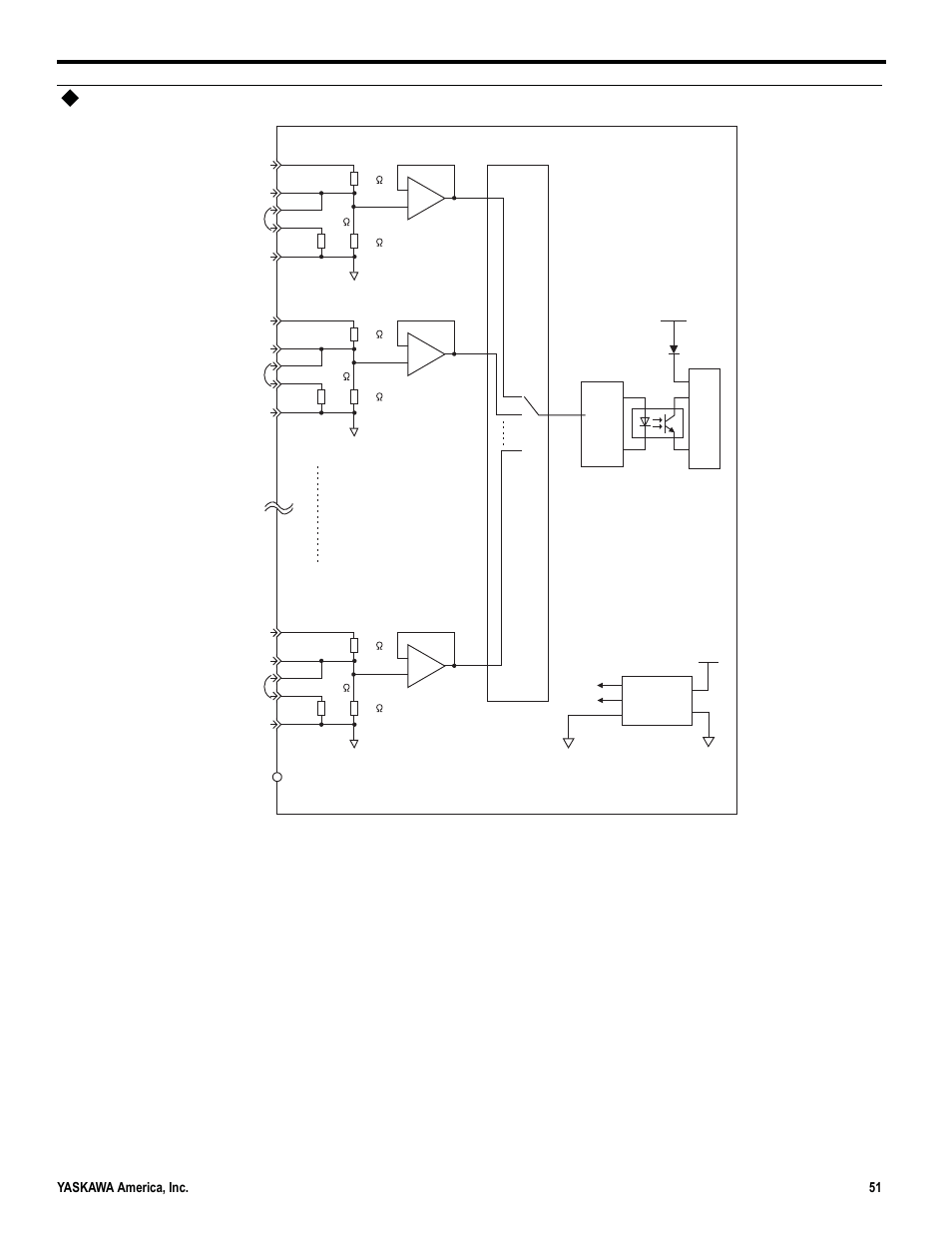 Circuit configuration, 14 option module - ai-01 (analog input) module | Yaskawa MP2000iec User Manual | Page 51 / 102