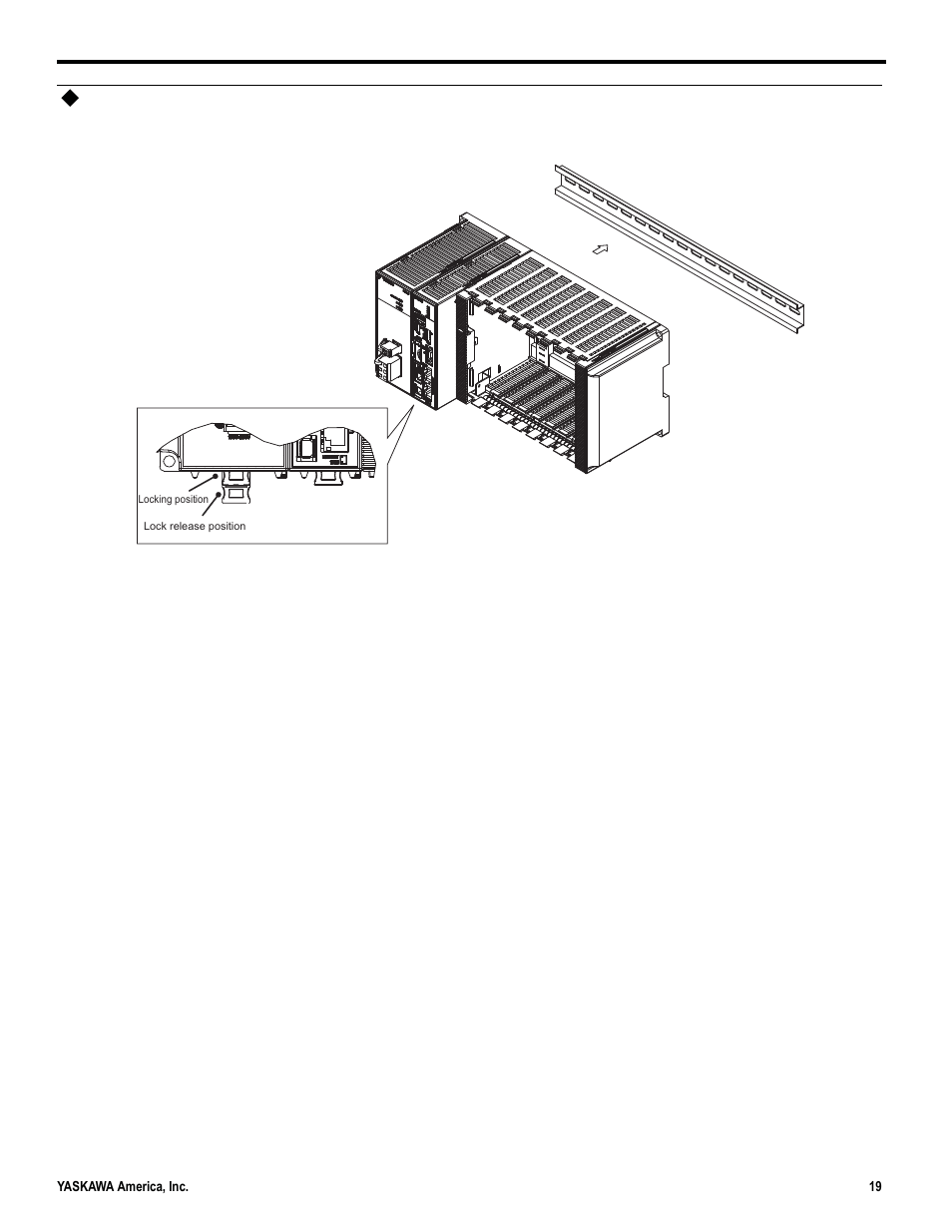 Din rail mounting | Yaskawa MP3200iec User Manual | Page 21 / 96
