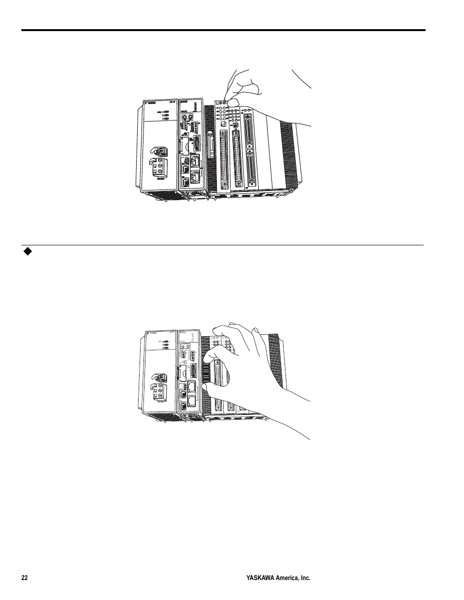 Replacing and adding optional modules, 9 installation | Yaskawa MP3200iec User Manual | Page 24 / 96