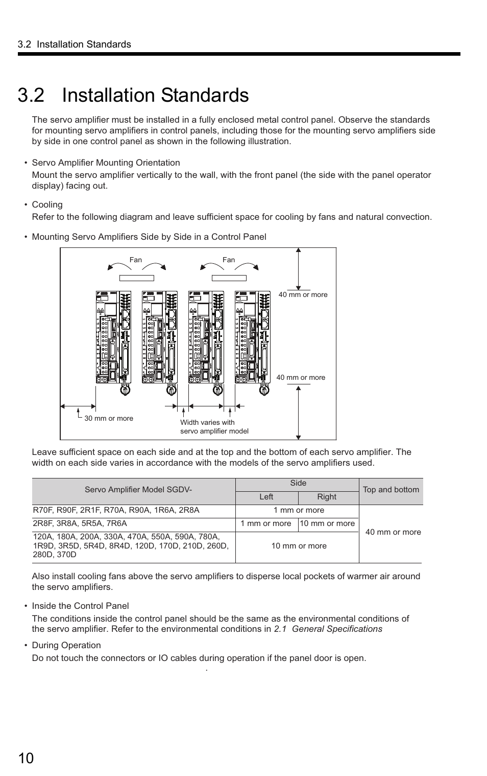 2 installation standards | Yaskawa SigmaLogic User Manual | Page 12 / 48