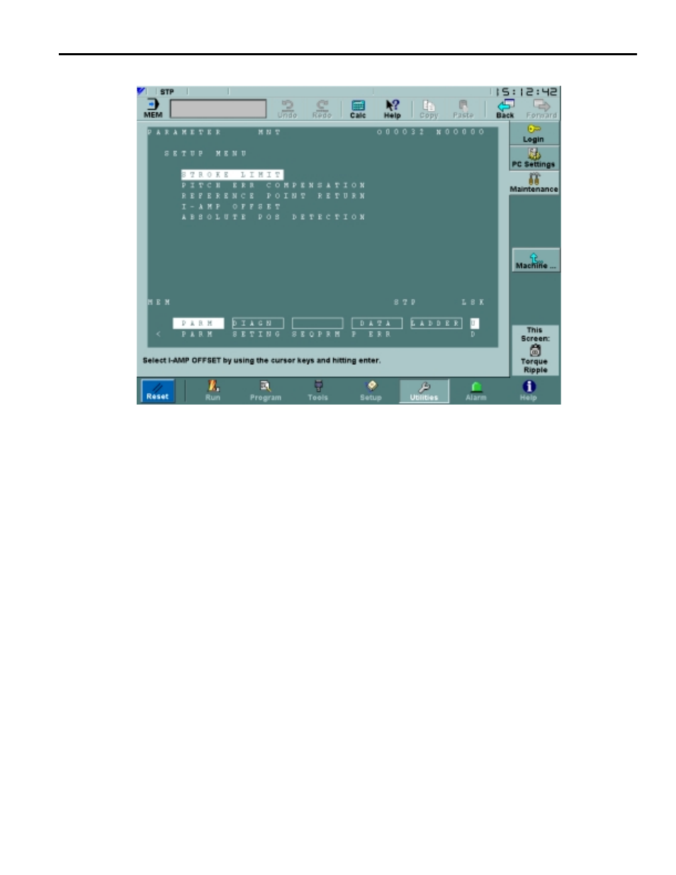 12 torque ripple screen, 12 torque ripple screen -83 | Yaskawa Yasnac PC NC User Manual | Page 133 / 389