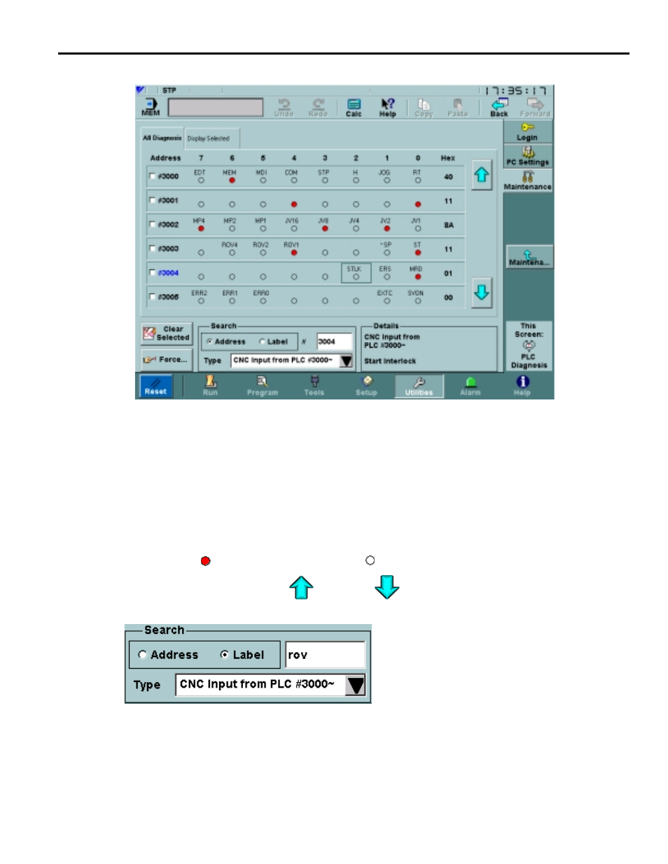 18 plc diagnosis screen, 18 plc diagnosis screen -92 | Yaskawa Yasnac PC NC User Manual | Page 142 / 389