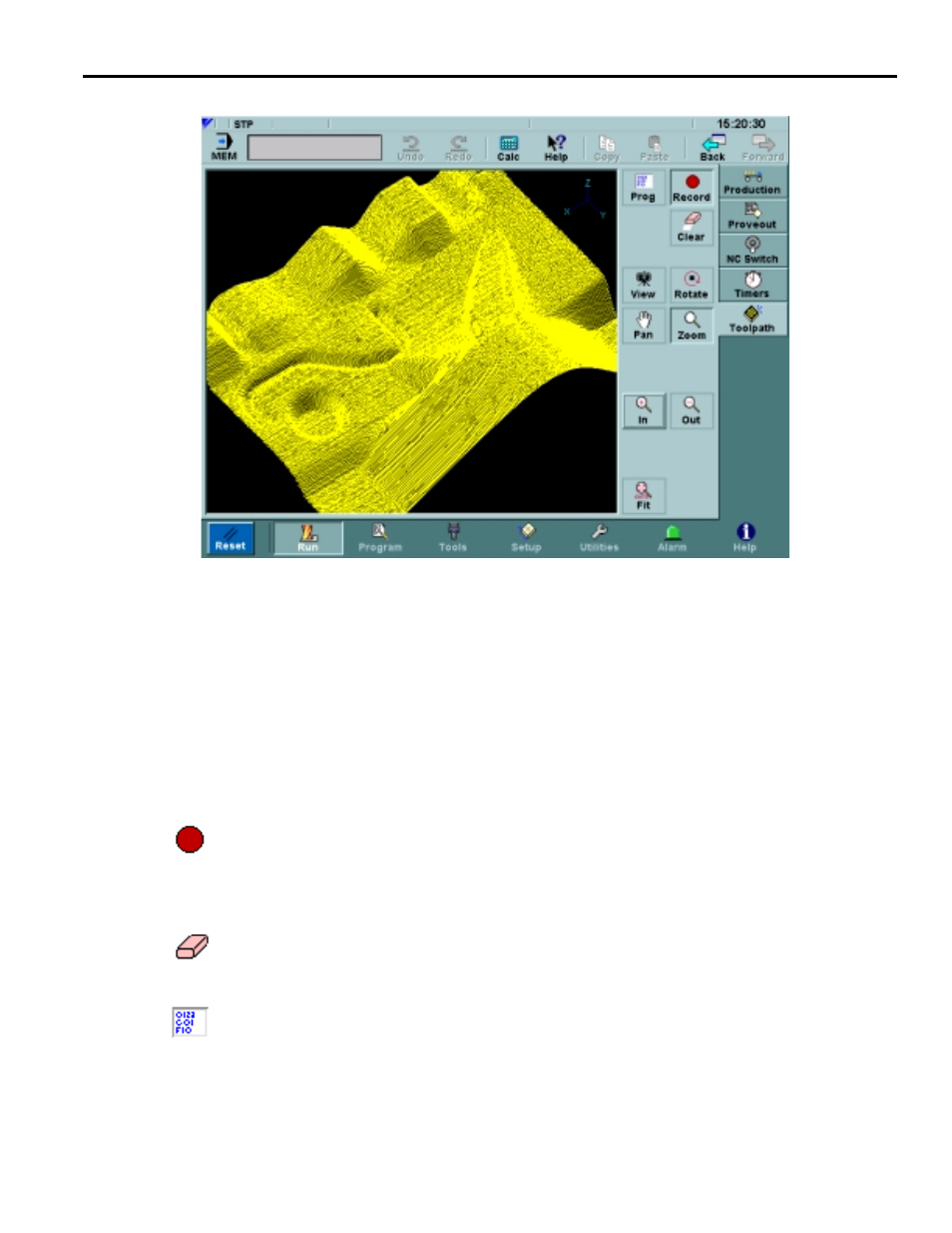 5 tool path drawing screen, Tool path drawing screen -36 | Yaskawa Yasnac PC NC User Manual | Page 88 / 389