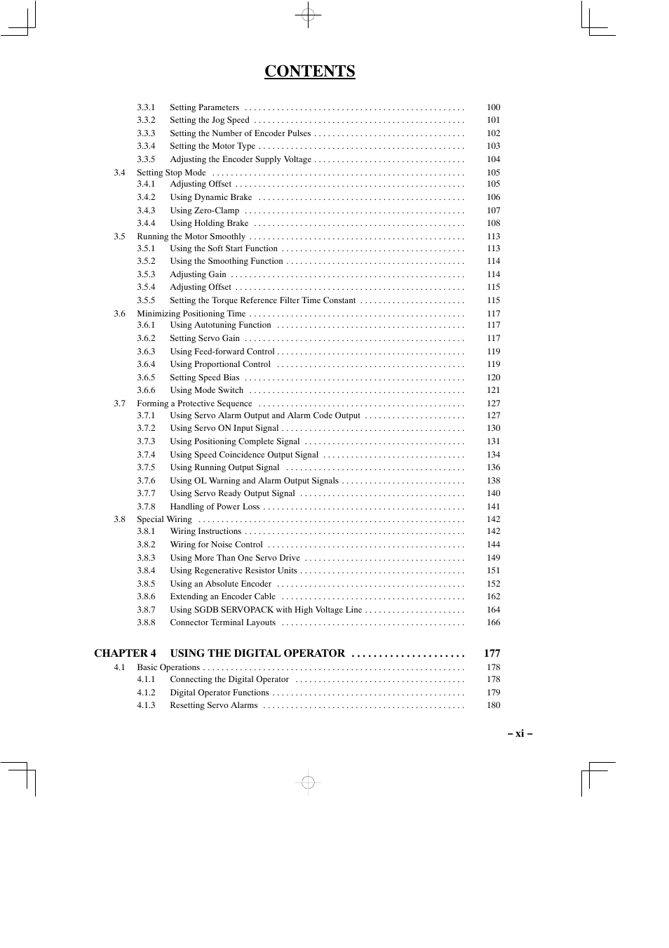 Yaskawa SGDB User Manual | Page 10 / 585