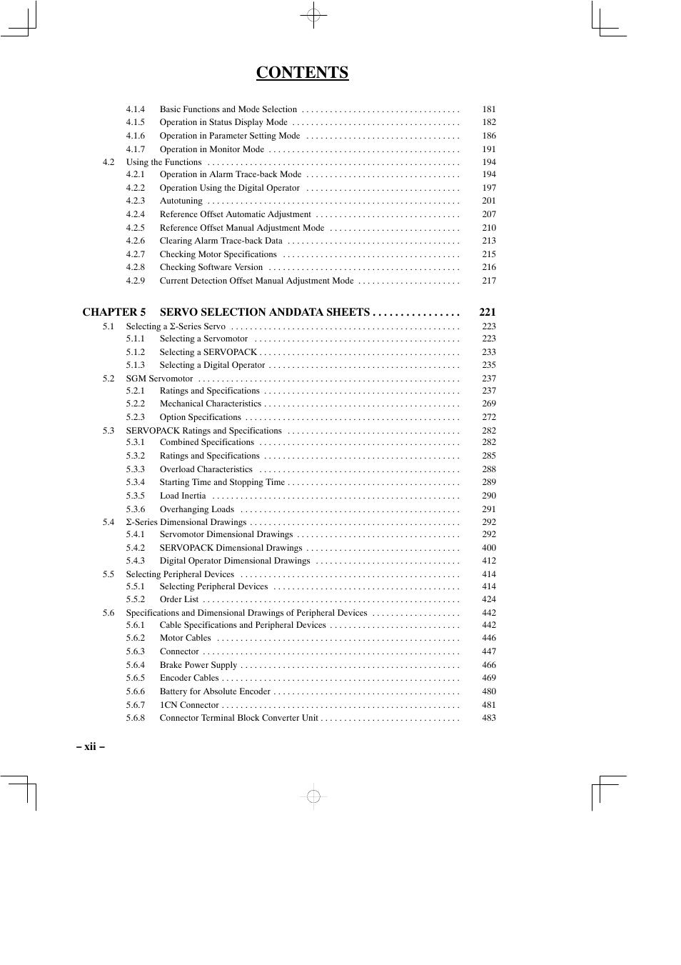 Yaskawa SGDB User Manual | Page 11 / 585