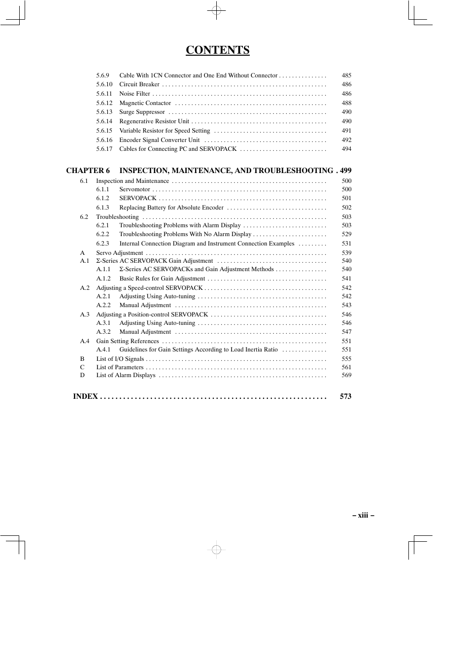 Yaskawa SGDB User Manual | Page 12 / 585