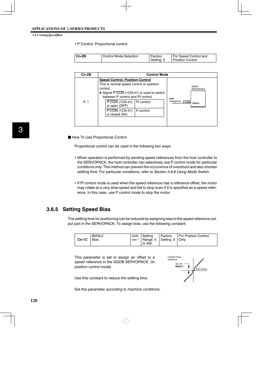 5 setting speed bias | Yaskawa SGDB User Manual | Page 132 / 585