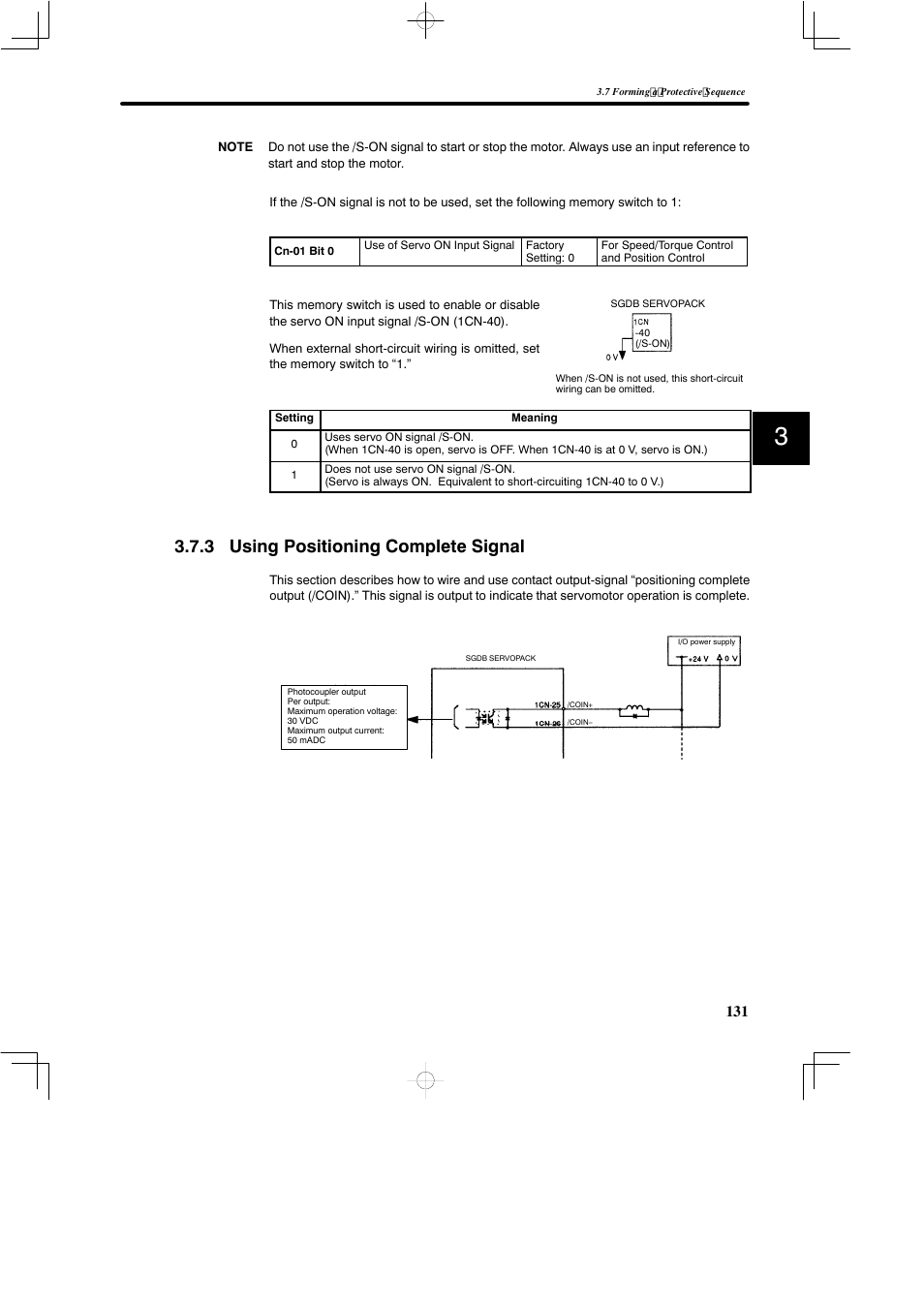 3 using positioning complete signal | Yaskawa SGDB User Manual | Page 143 / 585