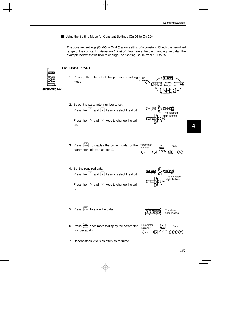 Yaskawa SGDB User Manual | Page 198 / 585