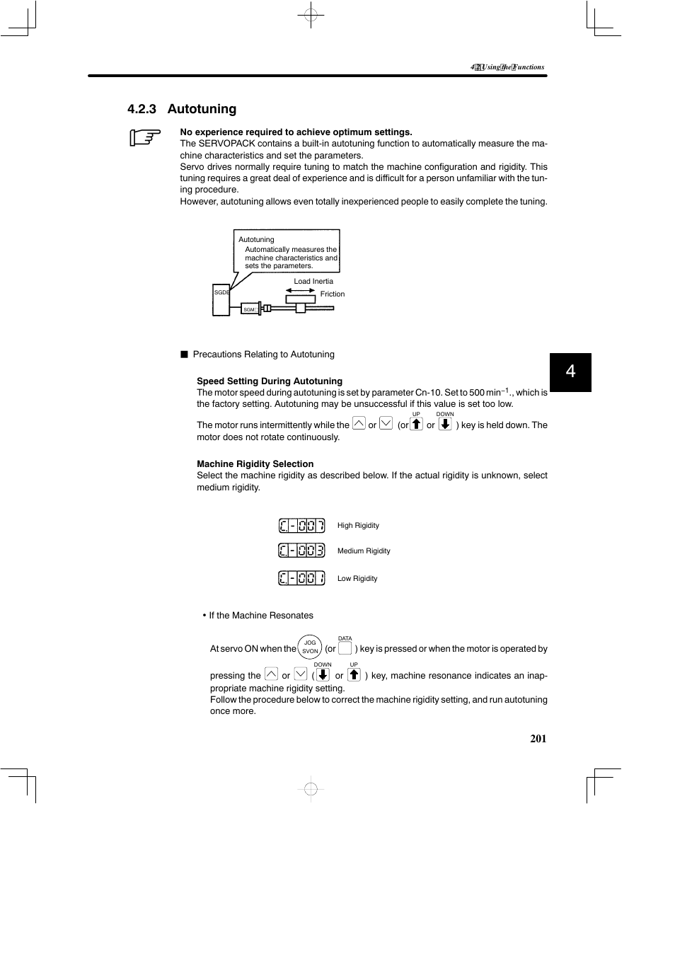 3 autotuning | Yaskawa SGDB User Manual | Page 212 / 585