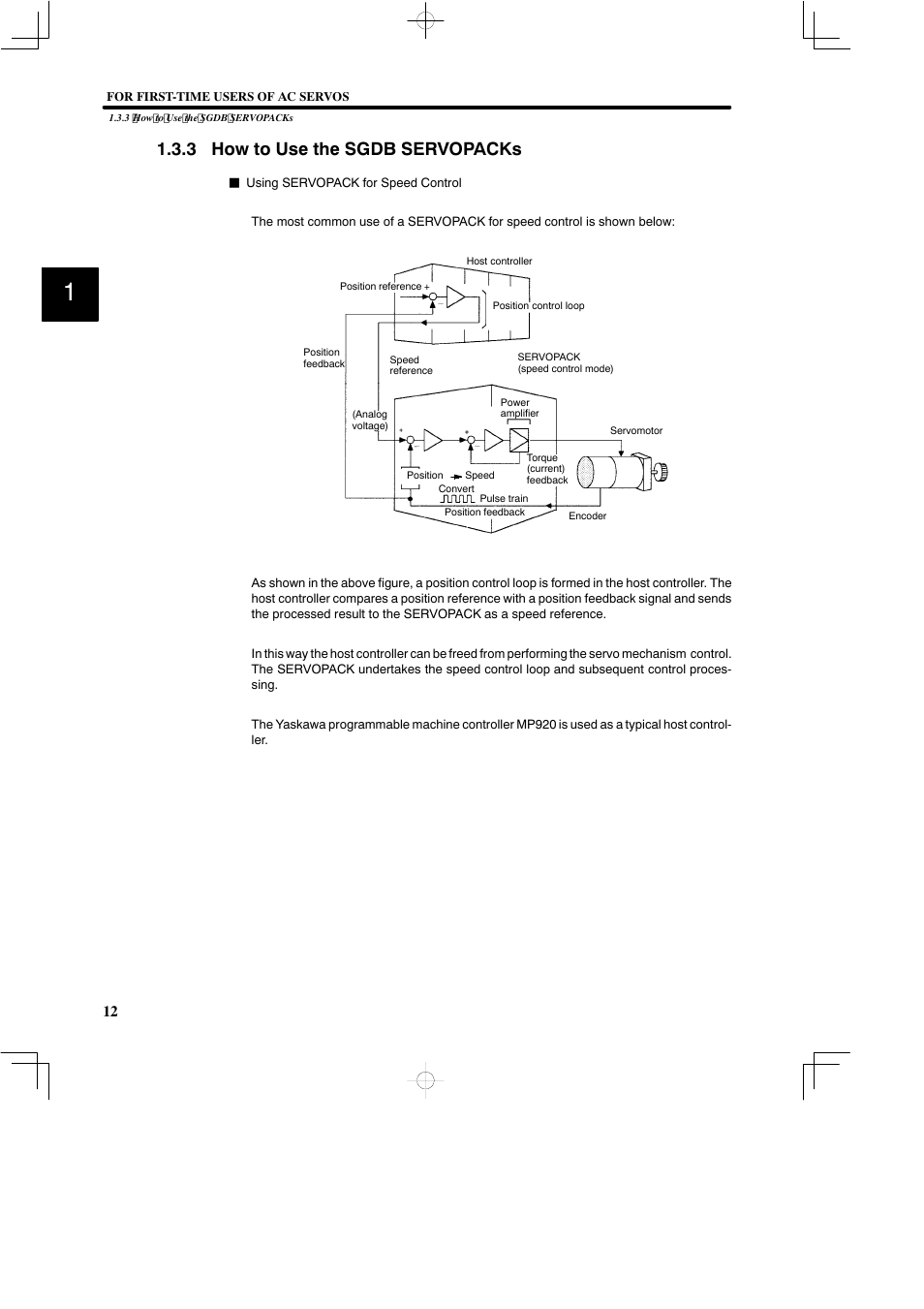 3 how to use the sgdb servopacks | Yaskawa SGDB User Manual | Page 24 / 585