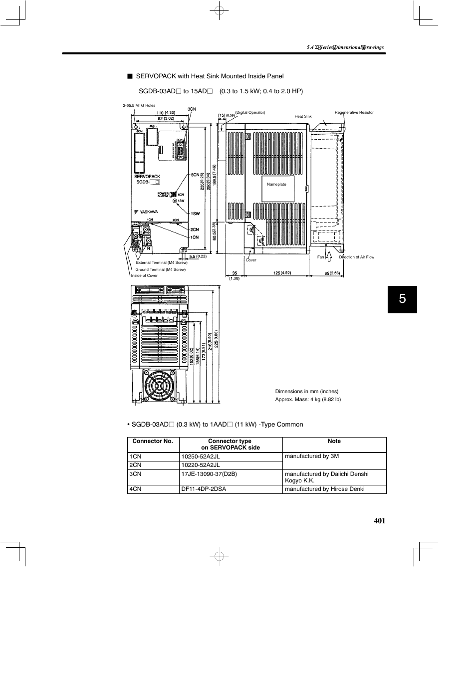 Yaskawa SGDB User Manual | Page 411 / 585