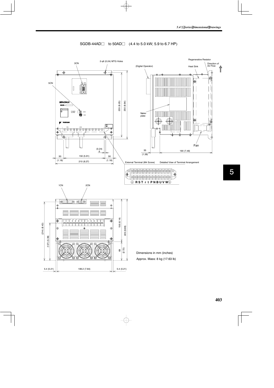 Yaskawa SGDB User Manual | Page 413 / 585