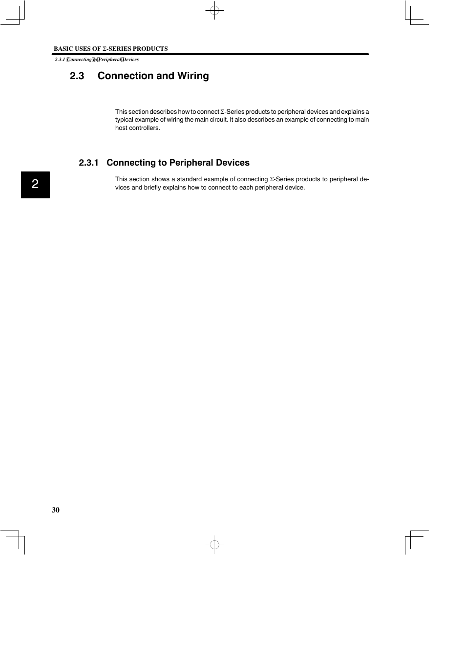 3 connection and wiring, 1 connecting to peripheral devices | Yaskawa SGDB User Manual | Page 42 / 585