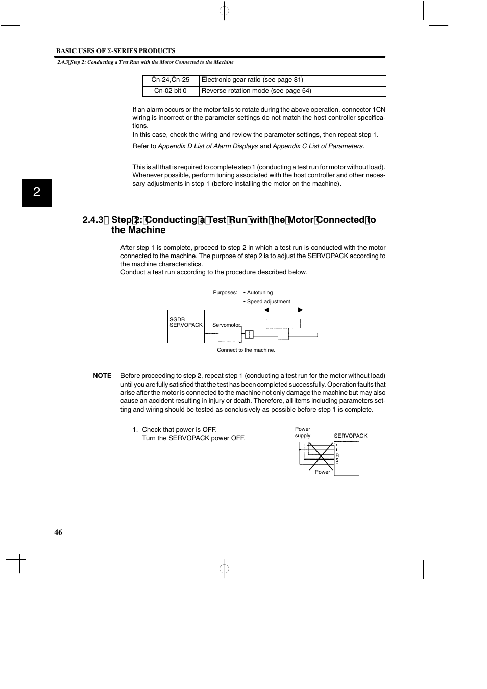 Yaskawa SGDB User Manual | Page 58 / 585