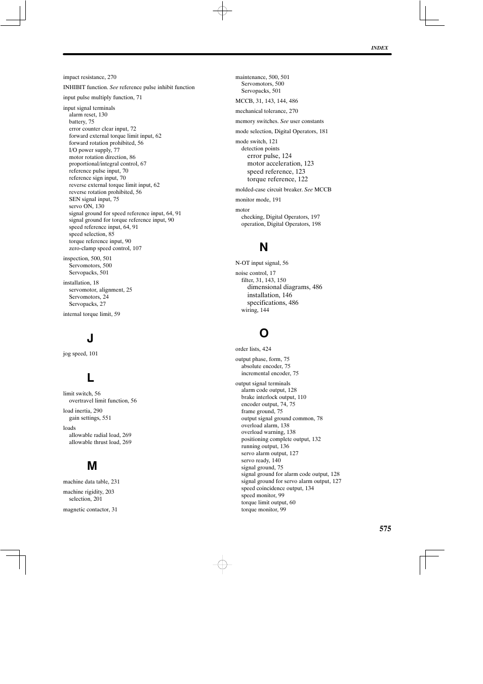 Yaskawa SGDB User Manual | Page 581 / 585