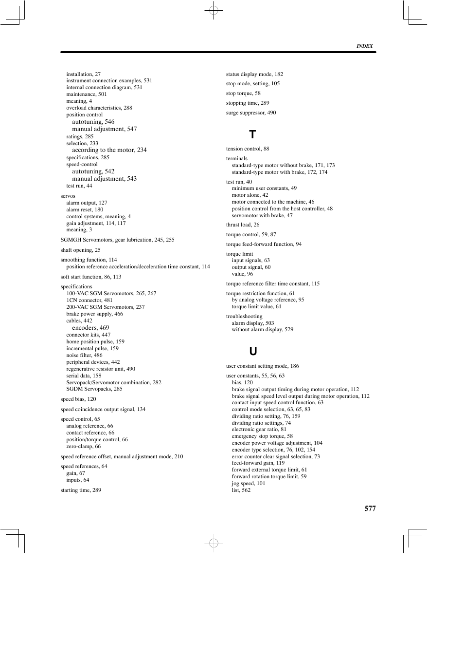 Yaskawa SGDB User Manual | Page 583 / 585