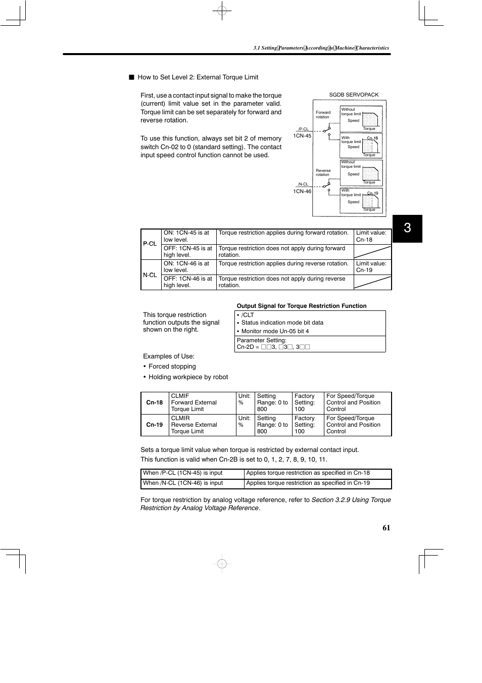 Yaskawa SGDB User Manual | Page 73 / 585