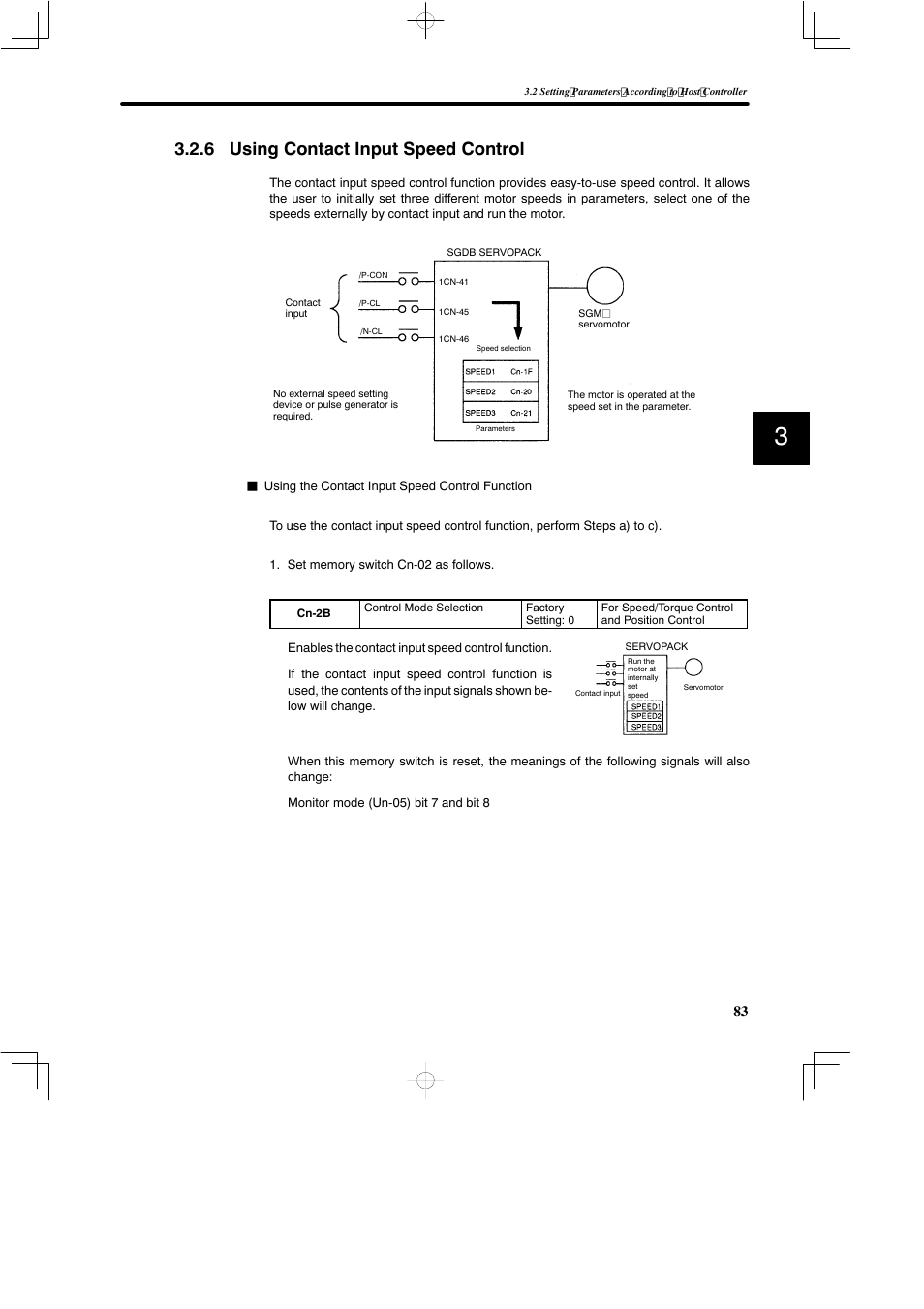 6 using contact input speed control | Yaskawa SGDB User Manual | Page 95 / 585