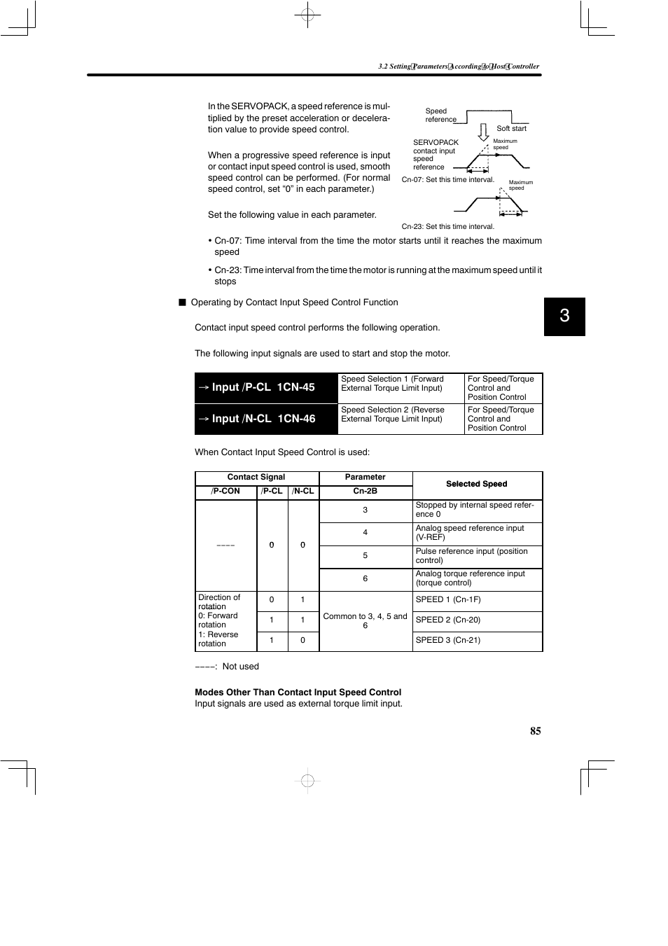 Input /p-cl 1cn-45, Input /n-cl 1cn-46 | Yaskawa SGDB User Manual | Page 97 / 585