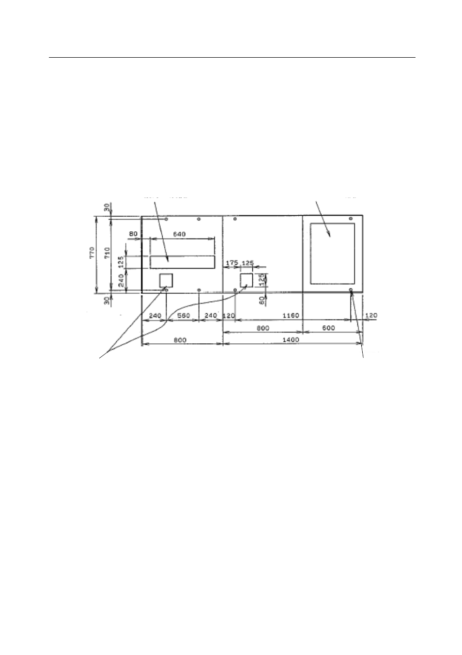 4 tightening of base bolts, Figure 3.3 example with 400v/400kw enclosure, Tightening of base bolts | Yaskawa Varispeed-656 DC5 System Regen Converter User Manual | Page 14 / 26