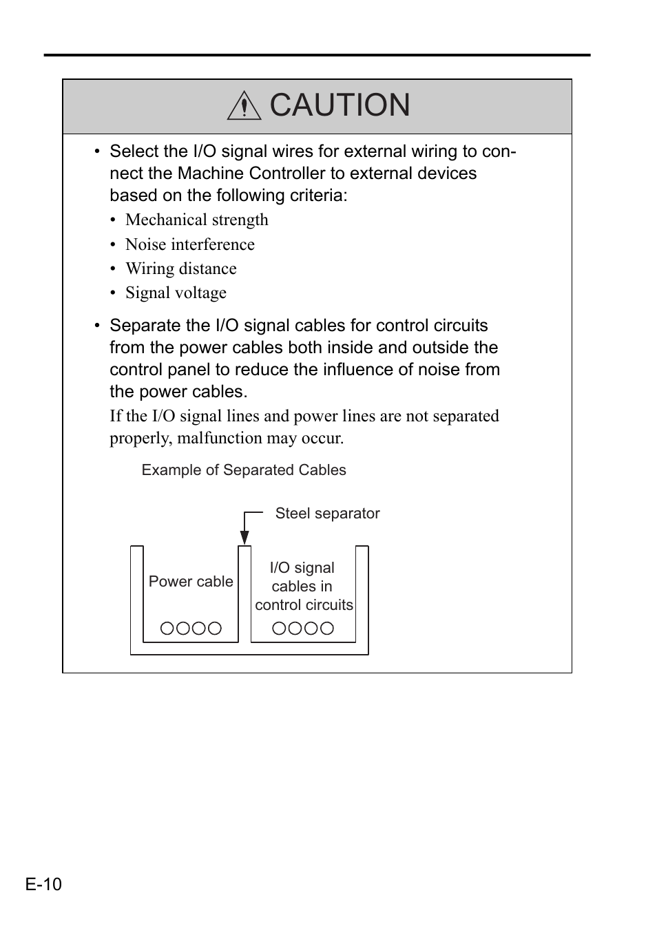 Caution | Yaskawa MP3200 CPU User Manual | Page 12 / 37