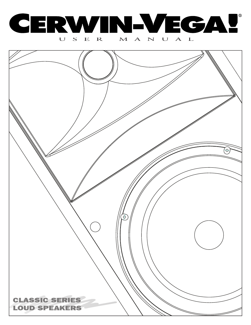 Cerwin-Vega Classic Series CLSC-6 User Manual | 4 pages